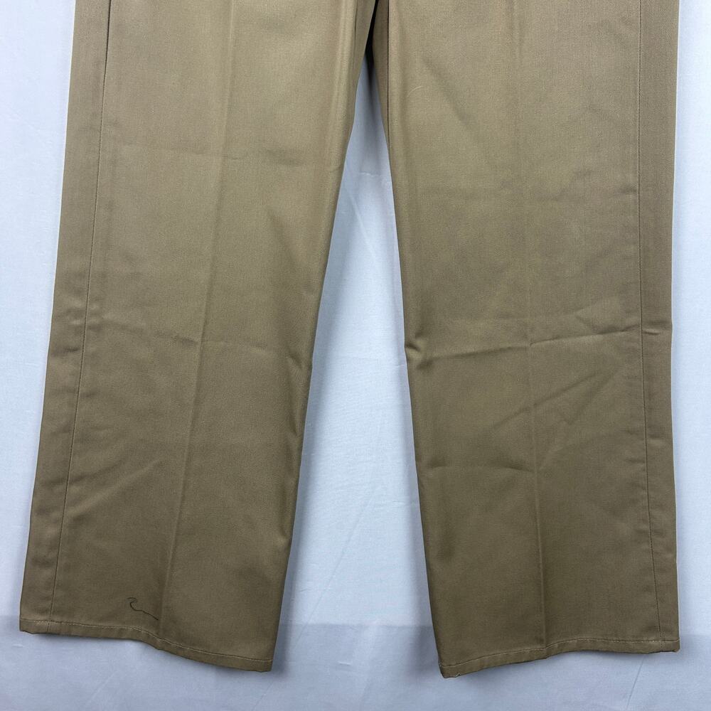 Re/Done Khaki Super Wide Trouser Pant 32" Inseam 436-20WSWTROU Women's Size 26 - Picture 3 of 9